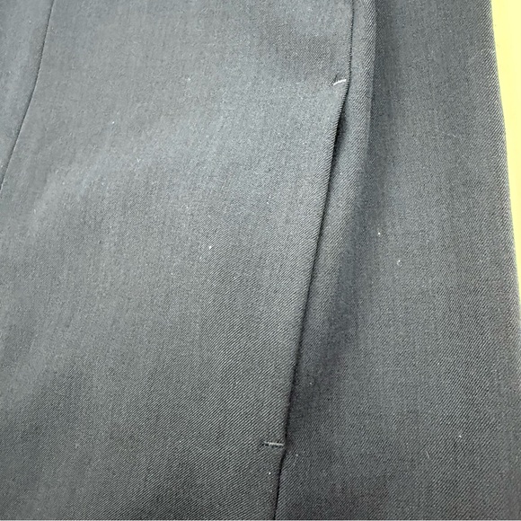 MM Lafleur Emily Dress Recycled Wonder Tex Square Neck A-Line Navy Blue Midnight - Picture 10 of 15